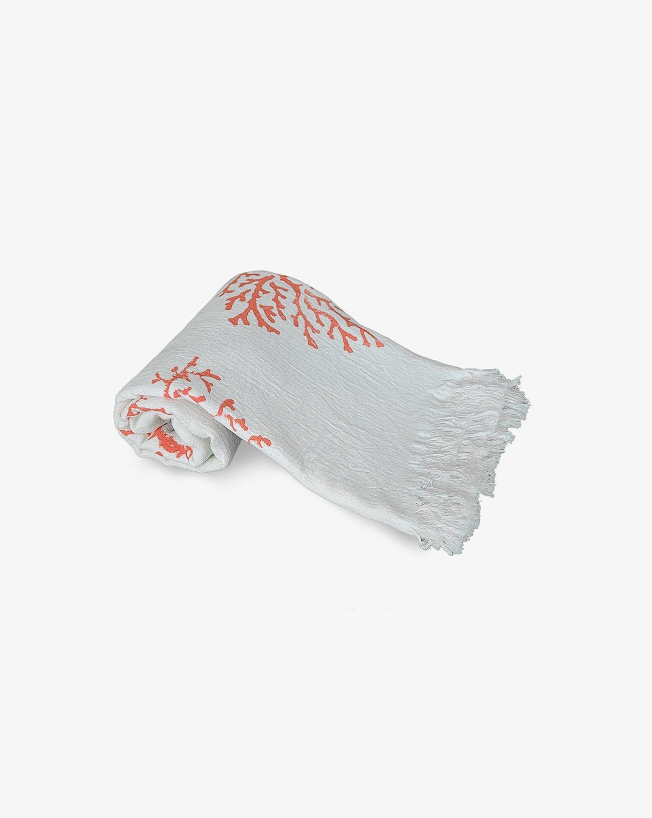 Stone Print Coral Pattern Turkish Beach Towel